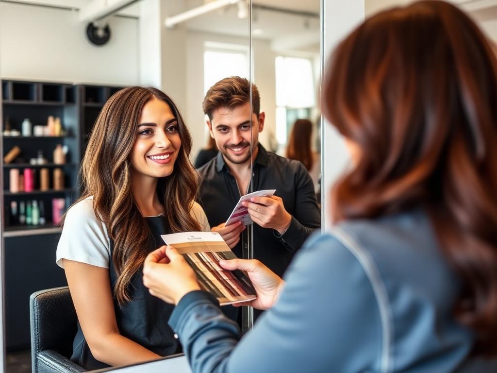 Sito web parrucchieri Vallo della Lucania – consulenza colore con la cliente
