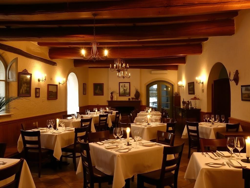 Sala di un ristorante locale, esempio sito web per ristorazione
