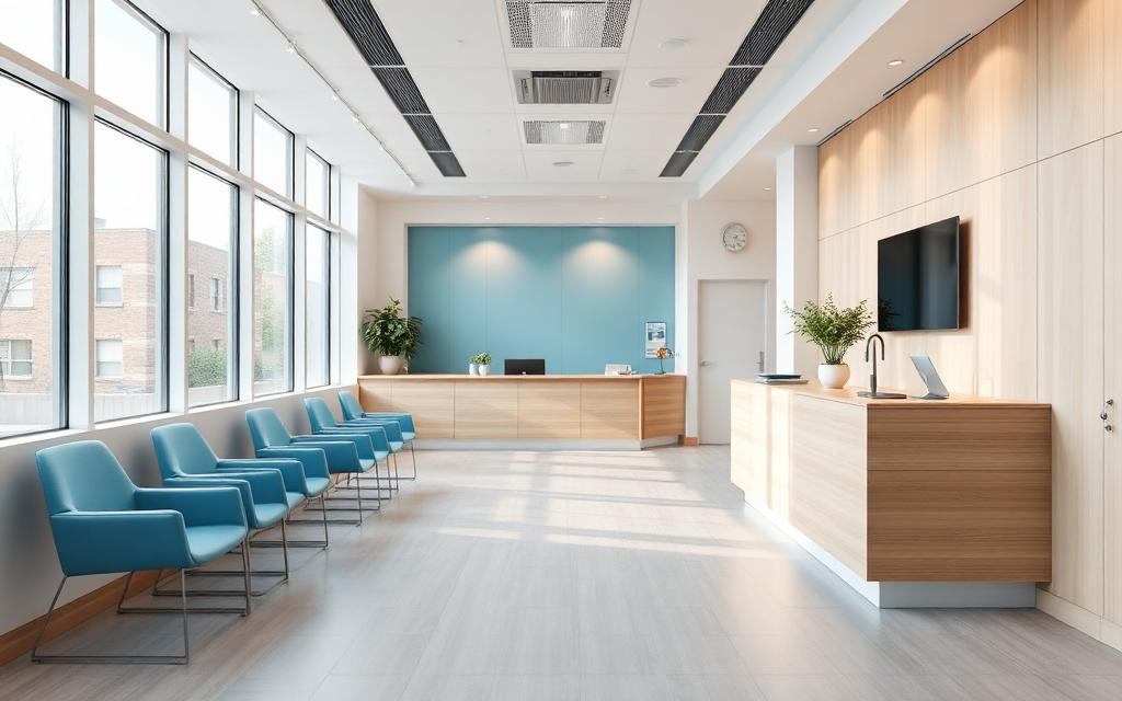 Reception di uno studio medico, esempio sito web per studi medici